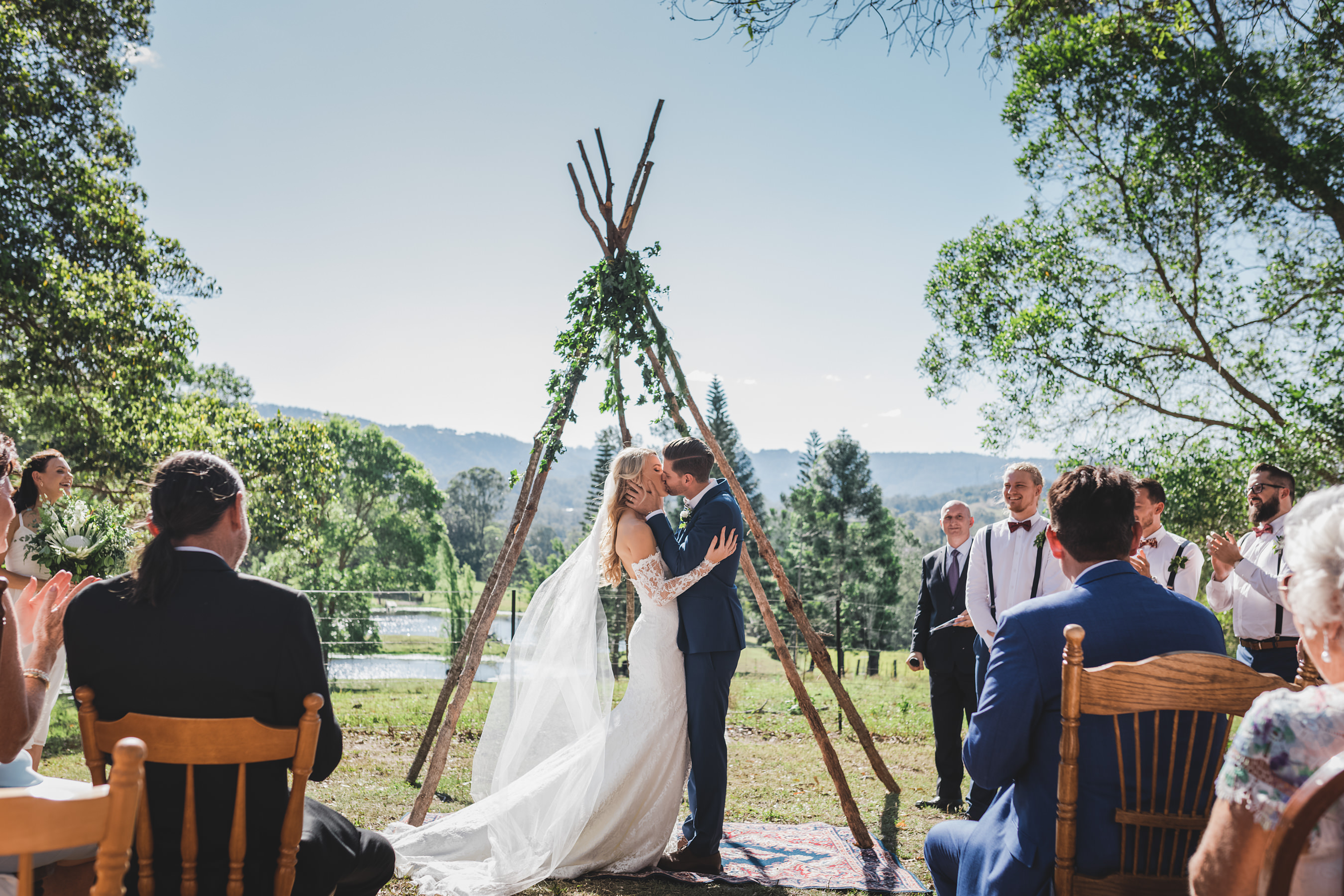 tipi wedding, large marquee hire, gold coast weddings, tipi, event hire, wedding, marquee hire, naked tipi